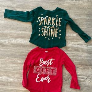 Old navy 3t Christmas shirts